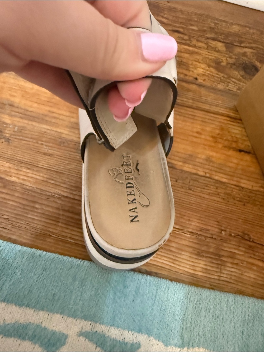 NAKED FEET - FLOW in MIST Heeled Sandals - Picture 5 of 10